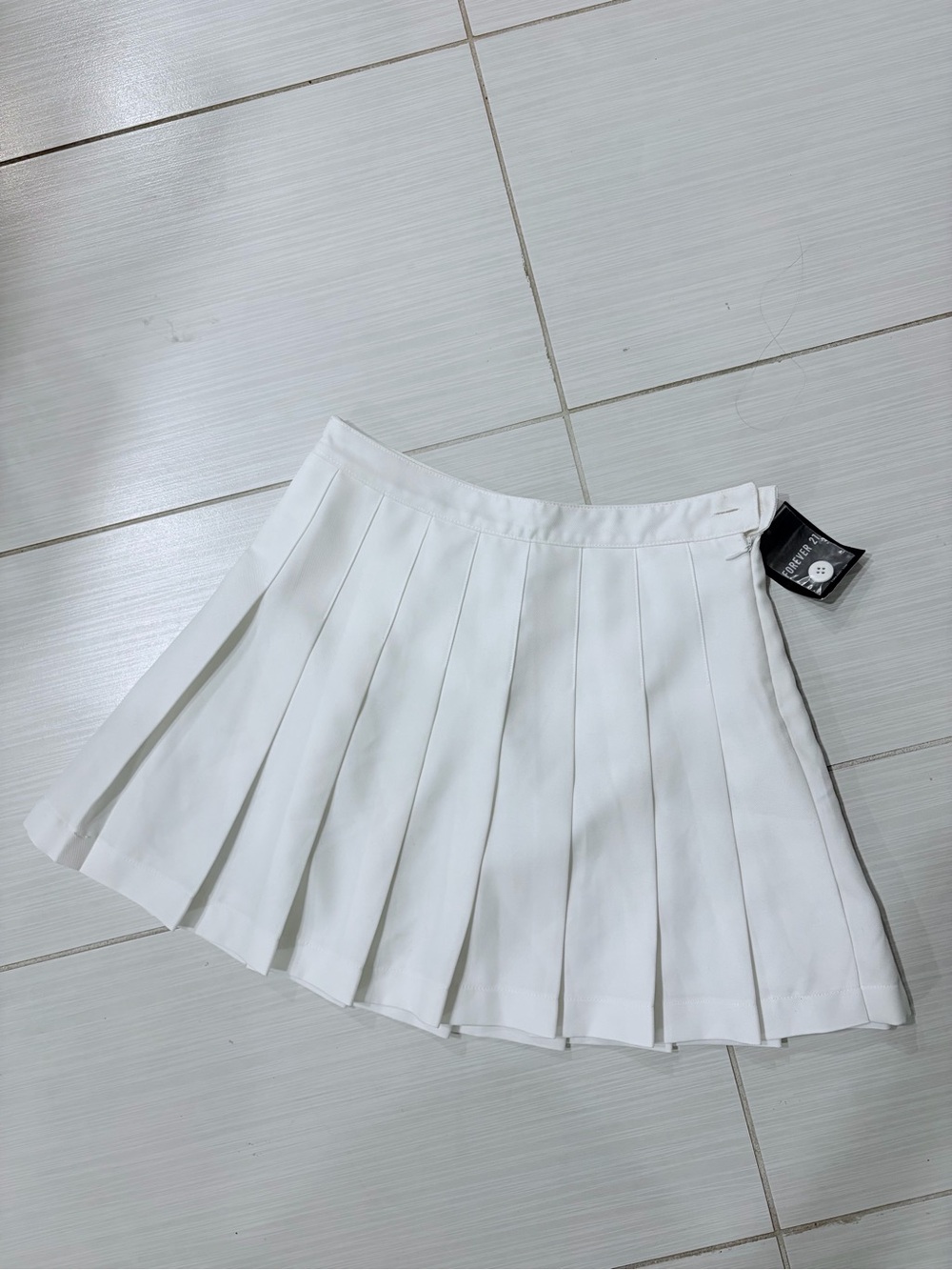 White Pleated Tennis / School Girl Skirt